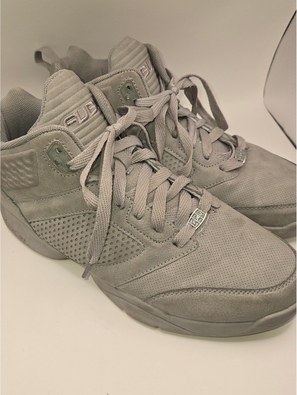 FUBU Men's Size 9 Gray Synthetic High-Top Sneakers